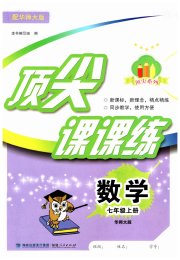 顶尖课课练七年级数学华师大版
