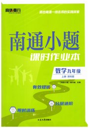南通小题课时作业本九年级数学江苏版