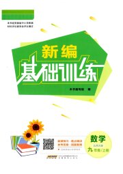 新编基础训练九年级数学北师大版