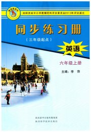同步练习册陕西科学技术出版社六年级英语冀教版