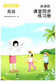 新课程课堂同步练习册三年级英语人教版