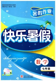 Happy暑假作业快乐暑假武汉大学出版社七年级数学