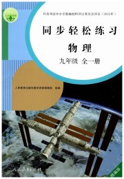 同步轻松练习九年级物理人教版精编版