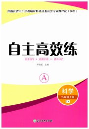 自主高效练九年级科学浙教版评议教辅