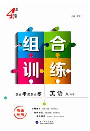 学霸组合训练九年级英语译林版南通专版