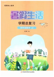 暑假生活学期总复习四年级数学冀教版