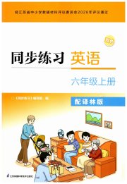 同步练习配套试卷六年级英语译林版江苏凤凰科学技术出版社