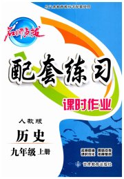 名师点拨配套练习课时作业九年级历史人教版