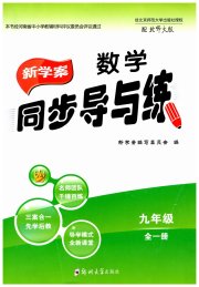 新学案同步导与练九年级数学北师大版