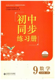 初中同步练习册九年级数学北师大版北京师范大学出版社