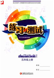 练习与测试小学语文五年级人教版