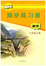 同步练习册八年级数学冀教版河北教育出版社