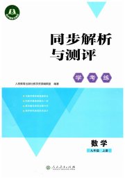 同步解析与测评学考练九年级数学人教版