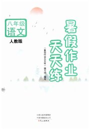 2025暑假作业天天练文心出版社八年级语文人教版