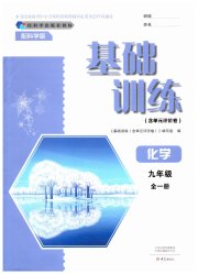 基础训练大象出版社九年级化学科学版