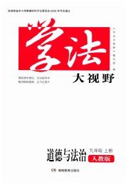学法大视野九年级道德与法治人教版