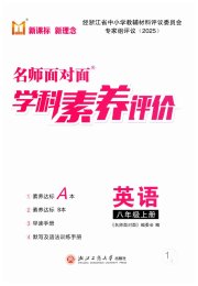 名师面对面学科素养评价八年级英语人教版
