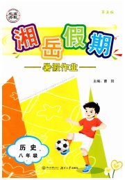 湘岳假期暑假作业八年级历史人教版