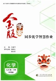金版学案同步优学智慧作业九年级化学科粤版