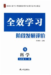 全效学习阶段发展评价九年级科学浙教版