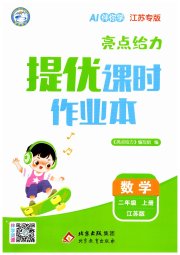 亮点给力提优课时作业本二年级数学苏教版江苏专版