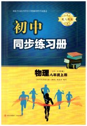 同步练习册青岛出版社八年级物理人教版