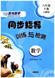 晨光智学同步指导训练与检测六年级数学人教版