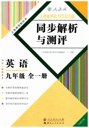 人教金学典同步解析与测评九年级英语人教版云南专版