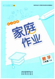 家庭作业八年级数学人教版