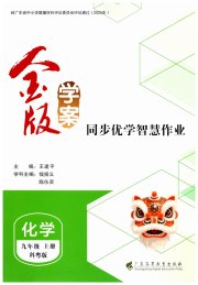 金版学案同步优学智慧作业九年级化学科粤版