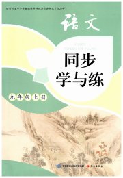 同步学与练九年级语文人教版贵州专版