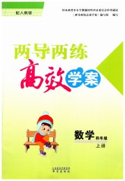 新课标两导两练高效学案四年级数学人教版
