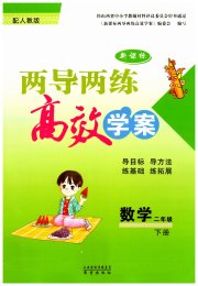 新课标两导两练高效学案二年级数学人教版