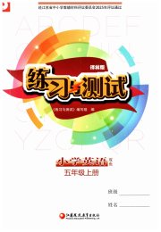 练习与测试小学英语五年级译林版