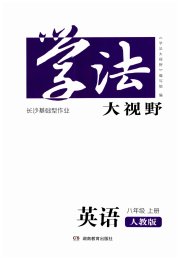 学法大视野八年级英语人教版长沙专版