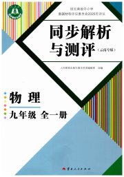 人教金学典同步解析与测评九年级物理人教版云南专版