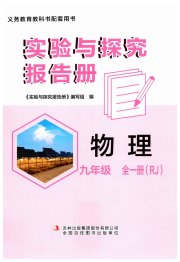 实验与探究报告册九年级物理人教版