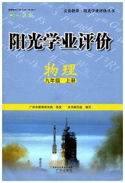 阳光学业评价九年级物理人教版