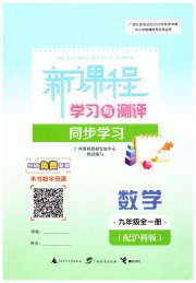 新课程学习与测评同步学习九年级数学沪科版