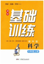 同步实践评价课程基础训练六年级科学教科版