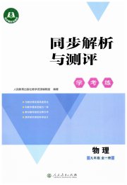 同步解析与测评学考练九年级物理人教版