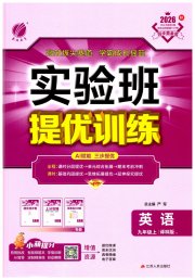 实验班提优训练九年级英语译林版