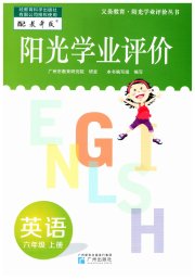 阳光学业评价六年级英语教科版