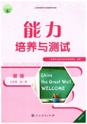 能力培养与测试九年级英语人教版湖南专版