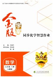 金版学案同步优学智慧作业七年级数学人教版