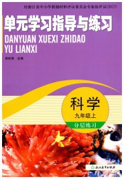 单元学习指导与练习九年级科学浙教版