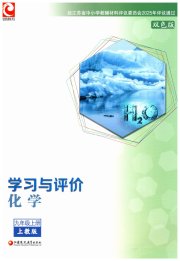 学习与评价九年级化学沪教版江苏教育出版社