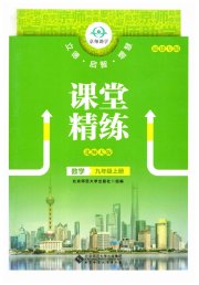 课堂精练九年级数学北师大版福建专版
