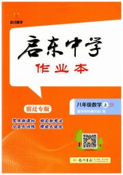 启东中学作业本八年级数学江苏版宿迁专版