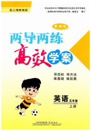 新课标两导两练高效学案五年级英语上教版